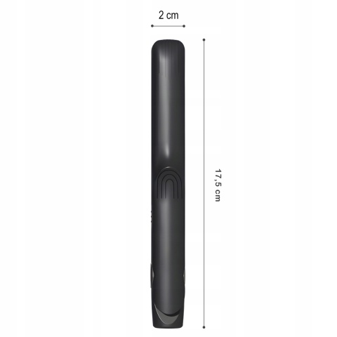 CERAMICZNA MINI PROSTOWNICA I LOKÓWKA DO WŁOSÓW - MAŁA TURYSTYCZNA PODRÓŻNA