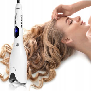 DOSKONAŁA CERAMICZNA LOKÓWKA AUTOMATYCZNA DO WŁOSÓW LCD - IDEALNE LOKI