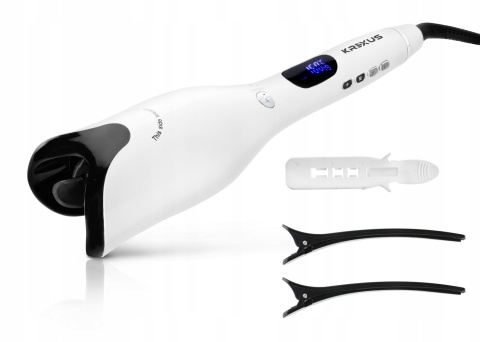 DOSKONAŁA CERAMICZNA LOKÓWKA AUTOMATYCZNA DO WŁOSÓW LCD - IDEALNE LOKI