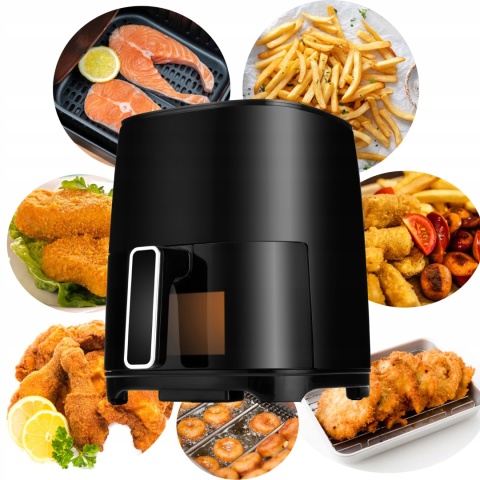FRYTKOWNICA BEZTŁUSZCZOWA AIR FRYER DUŻY WSAD MULTI PROGRAMÓW XL FRYTOWNICA