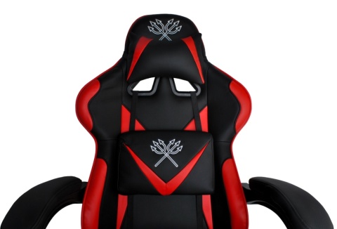 Fotel Gamingowy Biurowy Obrotowy Kubełkowy Krzesło Obrotowe dla Gracza Red