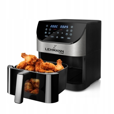 Frytkownica Beztłuszczowa Frytownica AIR FRYER DUŻA 12 PROGRAMÓW 6l 1500W