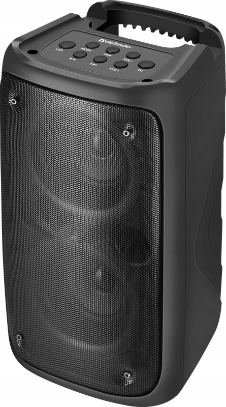 Głośnik Bluetooth Defender BOOMER 20W z LED, TWS, FM - Przenośny