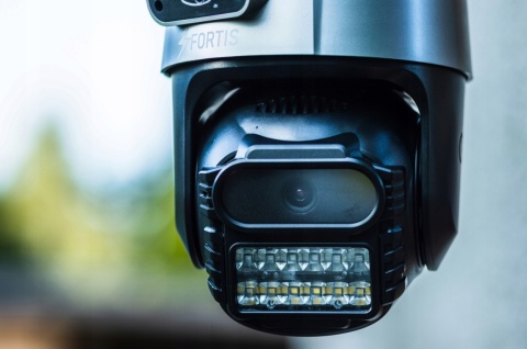 KAMERA 2W1 ZEWNĘTRZNA OBROTOWA IP WIFI Full HD 1920x1080 MONITORING 2x 3MPX