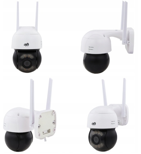 KAMERA WIFI ZEWNĘTRZNA OBROTOWA 5Mpx 4xZOOM ONVIF MIKROFON GŁOŚNIK DVS