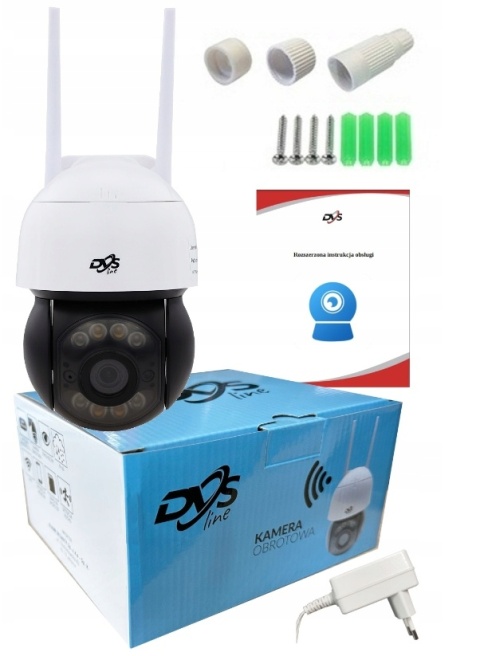 KAMERA WIFI ZEWNĘTRZNA OBROTOWA 5Mpx 4xZOOM ONVIF MIKROFON GŁOŚNIK DVS