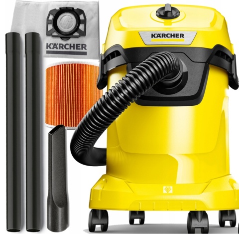 KARCHER WD 3 V-17/4/20 MOCNY ODKURZACZ PRZEMYSŁOWY - NA SUCHO I MOKRO