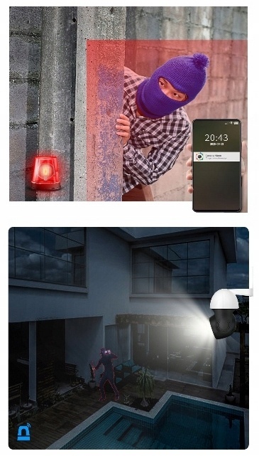 Kamera Obrotowa IP GSM 3G 4G LTE SIM 2MP FULL HD WEWNĘTRZNA ZEWNĘTRZNA