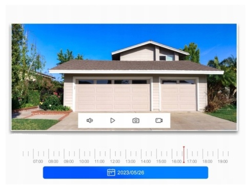 Kamera WiFi Zewnętrzna Obrotowa 8MPx ZOOM UHD 2160p POWIADOMIENIA 4K CZARNA