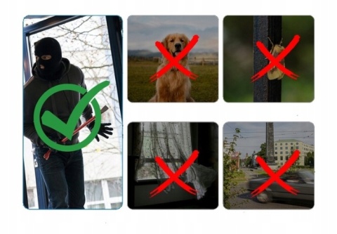 Kamera WiFi Zewnętrzna Obrotowa 8MPx ZOOM UHD 2160p POWIADOMIENIA 4K CZARNA