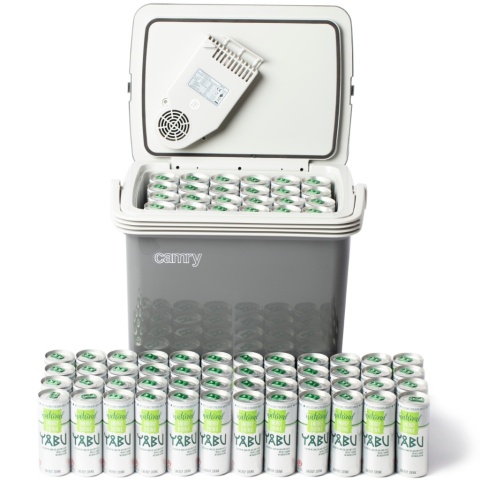 Lodówka turystyczna 25L elektryczna samochodowa 12V 230V grzanie mocna