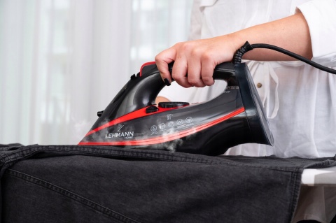 MOCNE ŻELAZKO PAROWE CERAMICZNE STRAŻAK 3000W 9w1 INNOWACJA ANTI-DRIP