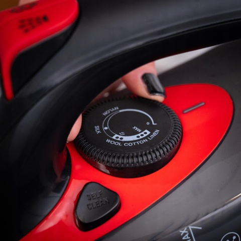 MOCNE ŻELAZKO PAROWE CERAMICZNE STRAŻAK 3000W 9w1 INNOWACJA ANTI-DRIP