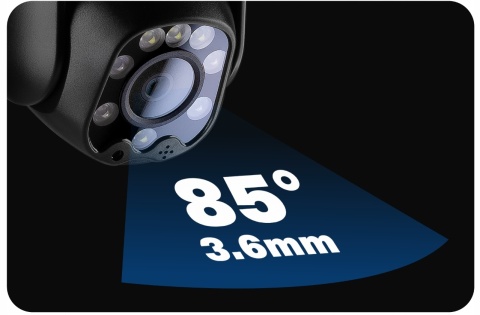 OBROTOWA KAMERA ZEWNĘTRZNA IP WIFI 3X ZOOM 5MPx 2K MONITORING 2560x1920