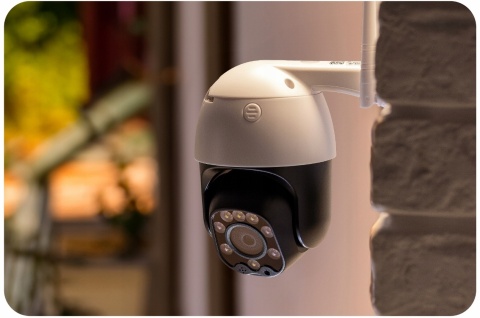 OBROTOWA KAMERA ZEWNĘTRZNA IP WIFI 3X ZOOM 5MPx 2K MONITORING 2560x1920