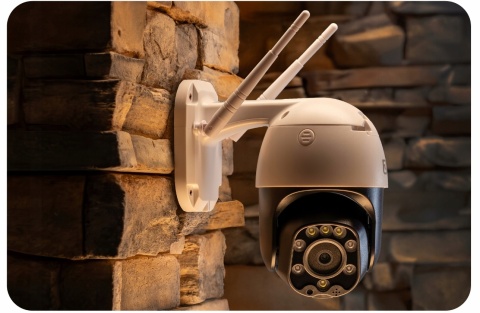 OBROTOWA KAMERA ZEWNĘTRZNA IP WIFI 3X ZOOM 5MPx 2K MONITORING 2560x1920