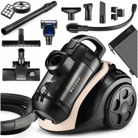 Odkurzacz Mozano Smart Cyclonic 4000W - Filtr HEPA, Bezworkowy, 15w1