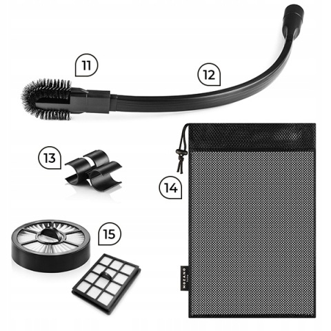 Odkurzacz Mozano Smart Cyclonic 4000W - Filtr HEPA, Bezworkowy, 15w1