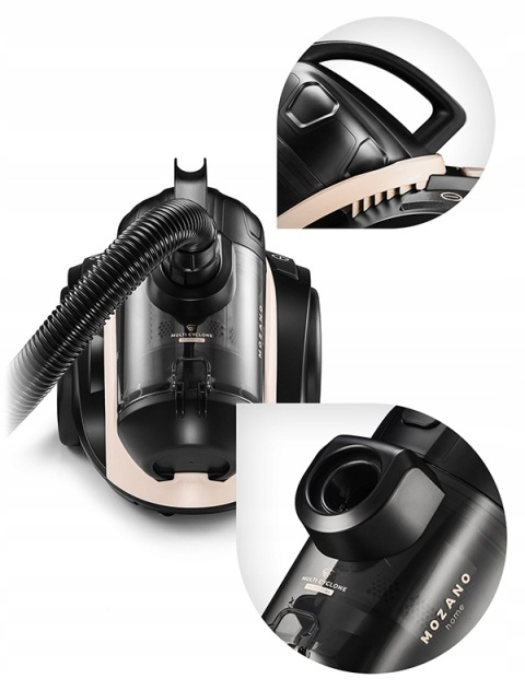 Odkurzacz Mozano Smart Cyclonic 4000W - Filtr HEPA, Bezworkowy, 15w1