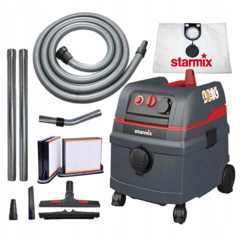Odkurzacz przemysłowy Starmix 1625 Top 1600W bezworkowy z gniazdkiem