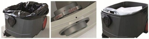 Odkurzacz przemysłowy Starmix 1625 Top 1600W bezworkowy z gniazdkiem