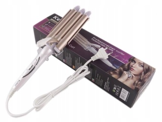 PROFESJONALNA LOKÓWKA FALOWNICA KARBOWNICA DO WŁOSÓW EFEKTOWNA STYLIZACJA