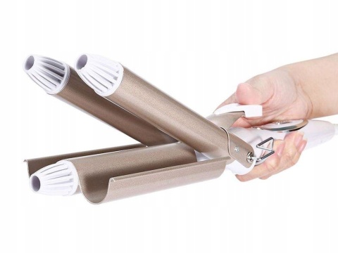 PROFESJONALNA LOKÓWKA FALOWNICA KARBOWNICA DO WŁOSÓW EFEKTOWNA STYLIZACJA