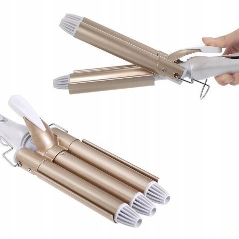 PROFESJONALNA LOKÓWKA FALOWNICA KARBOWNICA DO WŁOSÓW EFEKTOWNA STYLIZACJA