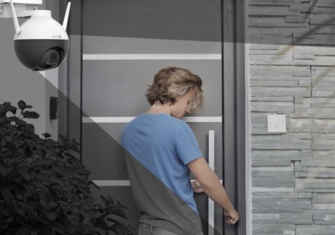 ZEWNĘTRZNA KAMERA EZVIZ 4Mpx WiFi C8W Full Kolor Obrotowa 360° Dual Light