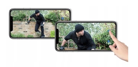 Zewnętrzna Kamera IP WIFI FULL HD 4x ZOOM Metalowa 3MPx Powiadomienia 1080p