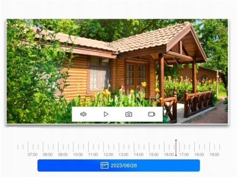 Zewnętrzna Kamera IP WIFI FULL HD 4x ZOOM Metalowa 3MPx Powiadomienia 1080p