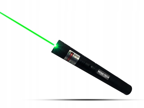 Zielony Wskaźnik Laserowy 400 km z Kluczykiem i Soczewką Disco 50000mW