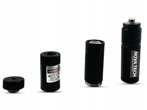 Zielony Wskaźnik Laserowy 400 km z Kluczykiem i Soczewką Disco 50000mW