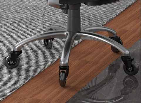 5szt Gumowe Kauczukowe KÓŁKA DO FOTELA Obrotowego Krzesła łożyskowane MOCNE