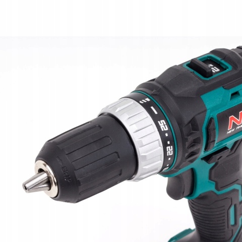 AKUMULATOROWA WIERTARKO WKRĘTARKA NAC 20V 2biegi AKU 2Ah Ładowarka + GRATIS