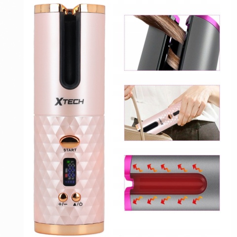 AUTOMATYCZNA CERAMICZNA LOKÓWKA DO KRĘCENIA WŁOSÓW STYLIZACJA LOKI LCD CURL