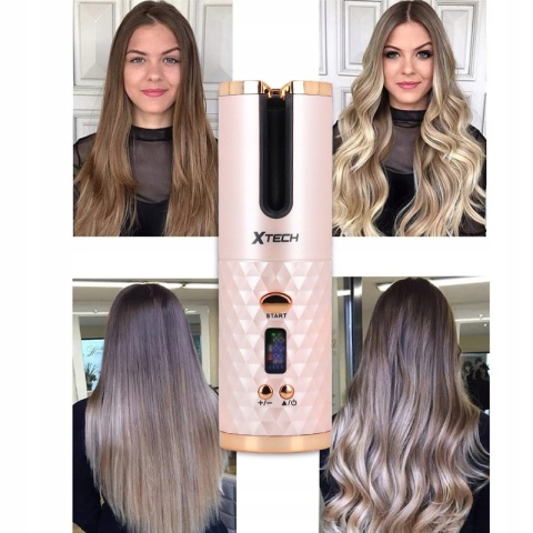 AUTOMATYCZNA CERAMICZNA LOKÓWKA DO KRĘCENIA WŁOSÓW STYLIZACJA LOKI LCD CURL