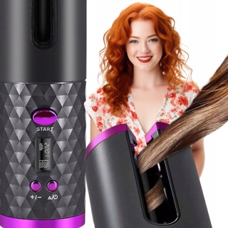 AUTOMATYCZNA OBROTOWA LOKÓWKA FALOWNICA DO STYLIZACJI WŁOSÓW LCD TIMER LOKI