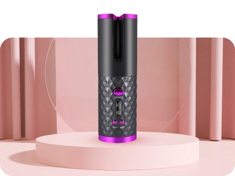 AUTOMATYCZNA OBROTOWA LOKÓWKA FALOWNICA DO STYLIZACJI WŁOSÓW LCD TIMER LOKI