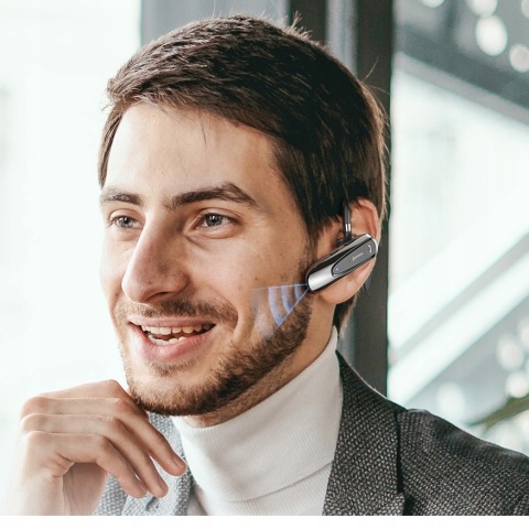 Bezprzewodowa Słuchawka Bluetooth Feegar BF400 Pro HD CVC | 30h Działania!