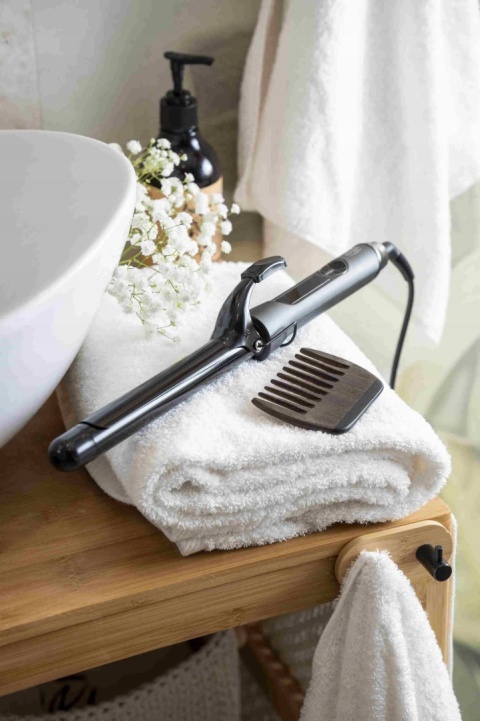 CERAMICZNA KLASYCZNA LOKÓWKA FALOWNICA DO KRĘCENIA STYLIZACJI WŁOSÓW LOKI