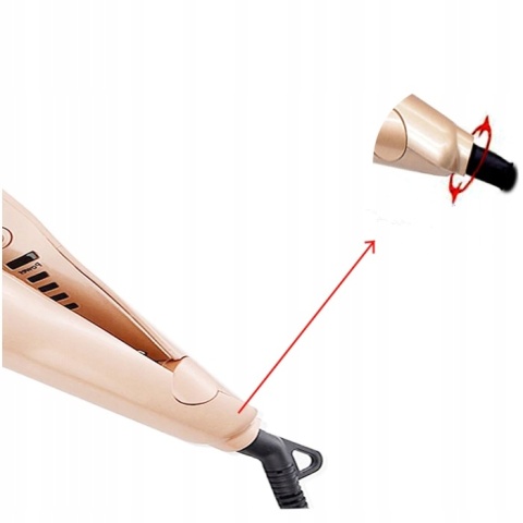 CERAMICZNA PROSTOWNICA LOKÓWKA DO STYLIZACJI WŁOSÓW TWISTLINE TWIST 2w1