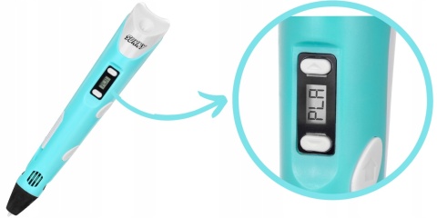 DŁUGOPIS 3D DRUKARKA 3D PEN 3 GENERACJA 134 METRY WKŁADU KOLOROWEGO SUNNY