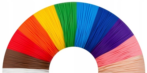 DŁUGOPIS 3D DRUKARKA 3D PEN 3 GENERACJA 134 METRY WKŁADU KOLOROWEGO SUNNY