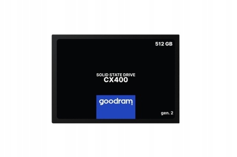 DYSK PRZENOŚNY SSD GOODRAM CX400 512GB SATA3 550/500 GENERACJA 2 3D NAND