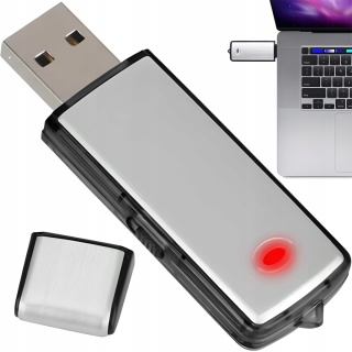 Dyktafon Szpiegowski Pendrive USB Posłuch Dyskretny Rejestrator Mini