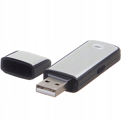 Dyktafon Szpiegowski Pendrive USB Posłuch Dyskretny Rejestrator Mini