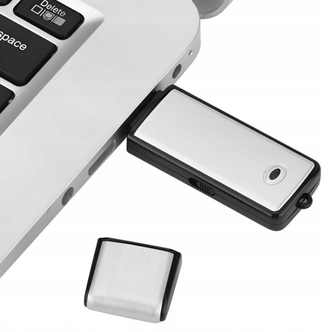 Dyktafon Szpiegowski Pendrive USB Posłuch Dyskretny Rejestrator Mini