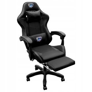 Fotel GAMINGOWY komputerowy OBROTOWY biurowy krzesło gracza + MASAŻ PLECÓW!