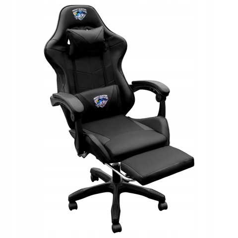 Fotel GAMINGOWY komputerowy OBROTOWY biurowy krzesło gracza + MASAŻ PLECÓW!